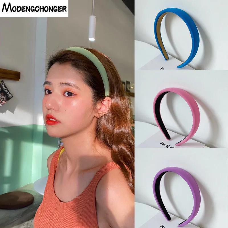 Fashion Satin Padded Headbands for Women Solid Plastic Thick Hair Hoop Girls Sponge Non-slip Hairbands Bezel Hair Accessories
Fashion Satin Padded Headbands for Women Solid Plastic Thick Hair Hoop Girls Sponge Non-slip Hairbands Bezel Hair Accessories