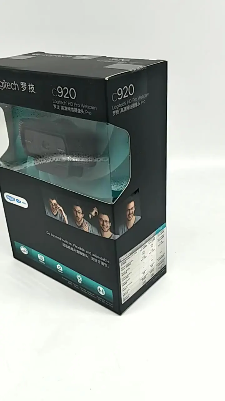 Веб-камера Logitech C920 Pro HD 1080p для портативного компьютера, подключи и работай, 1080P, видеочатый стиль, записывающая камера с микрофоном
Веб-камера Logitech C920 Pro HD 1080p для портативного компьютера, подключи и работай, 1080P, видеочатый стиль, записывающая камера с микрофоном