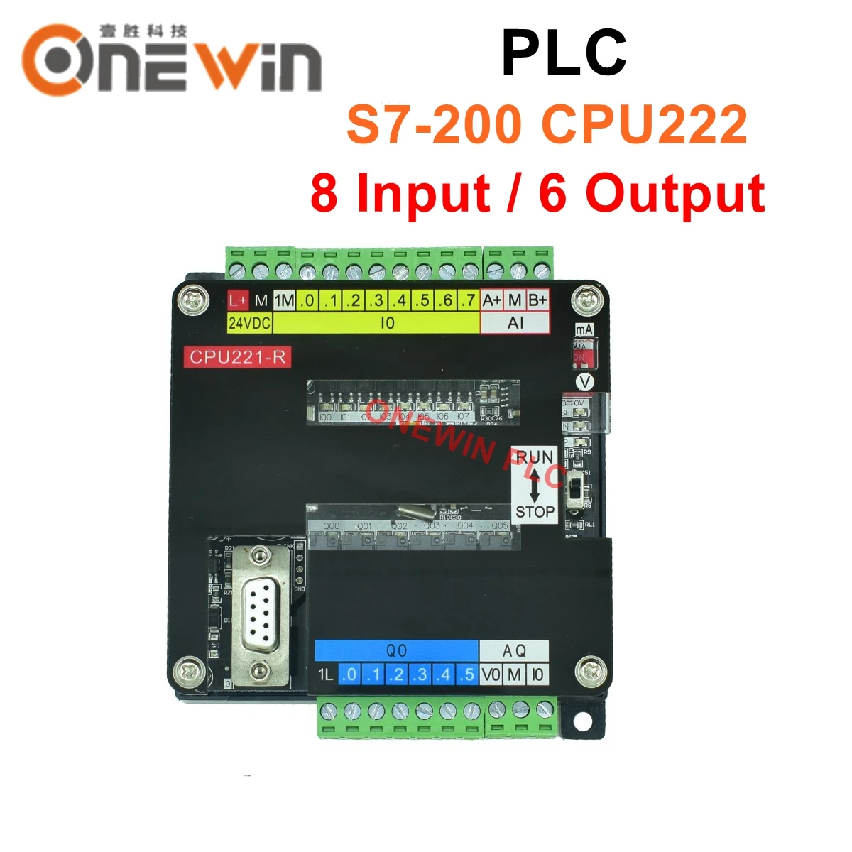 Программируемый контроллер ONEWIN PLC CPU222 S7-200 PLC 8 вход 6 выход 2 PPI 2AI 1AO
Программируемый контроллер ONEWIN PLC CPU222 S7-200 PLC 8 вход 6 выход 2 PPI 2AI 1AO