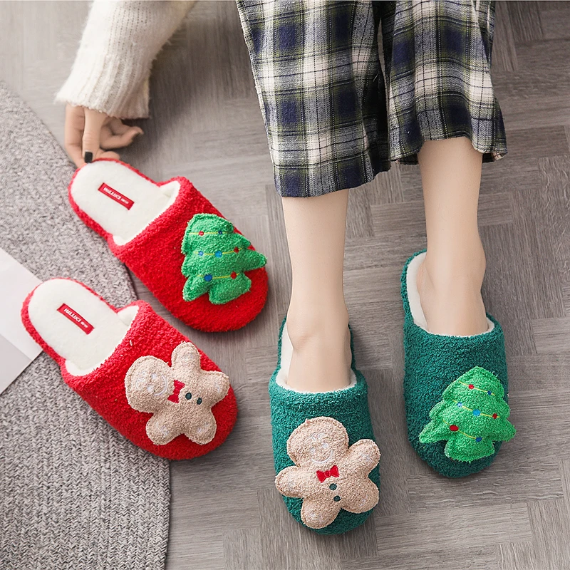 New Christmas Warm Home Slippers 3D Gingerbread Lady Men's Antiskid Indoor Winter Soft Cotton Slippers
New Christmas Warm Home Slippers 3D Gingerbread Lady Men's Antiskid Indoor Winter Soft Cotton Slippers