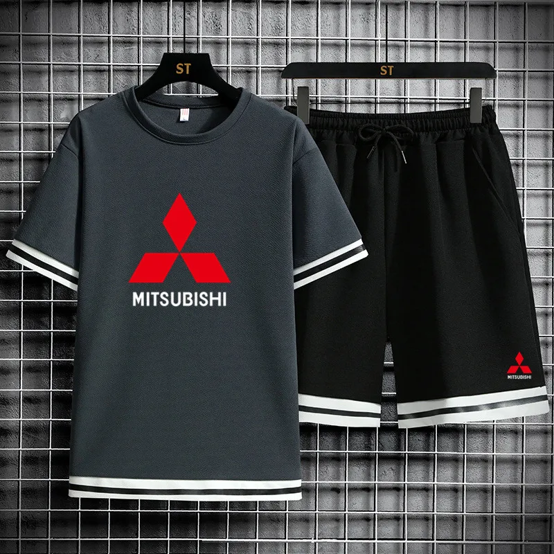 2021 new Mitsubishi car LOGO men's short-sleeved hot sale printed T-shirt sports and leisure suit short-sleev summer 2-piece set
2021 new Mitsubishi car LOGO men's short-sleeved hot sale printed T-shirt sports and leisure suit short-sleev summer 2-piece set