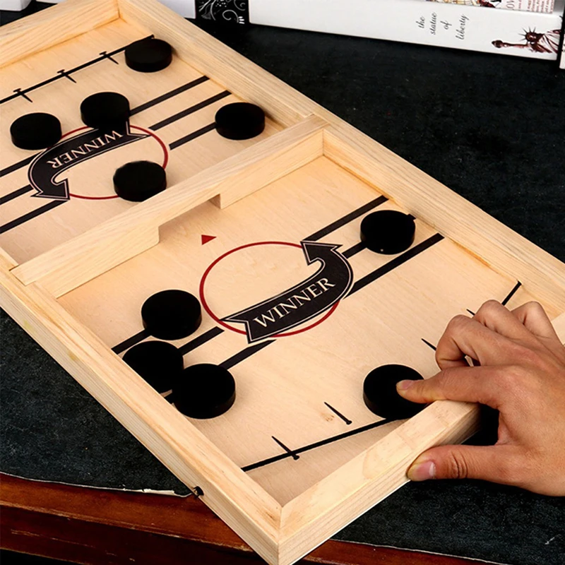 Fast Hockey Sling Puck Game Paced Sling Puck Winner Fun Toys Board-Game Party Game Toys For Adult Child Family Hot In Sale
Fast Hockey Sling Puck Game Paced Sling Puck Winner Fun Toys Board-Game Party Game Toys For Adult Child Family Hot In Sale