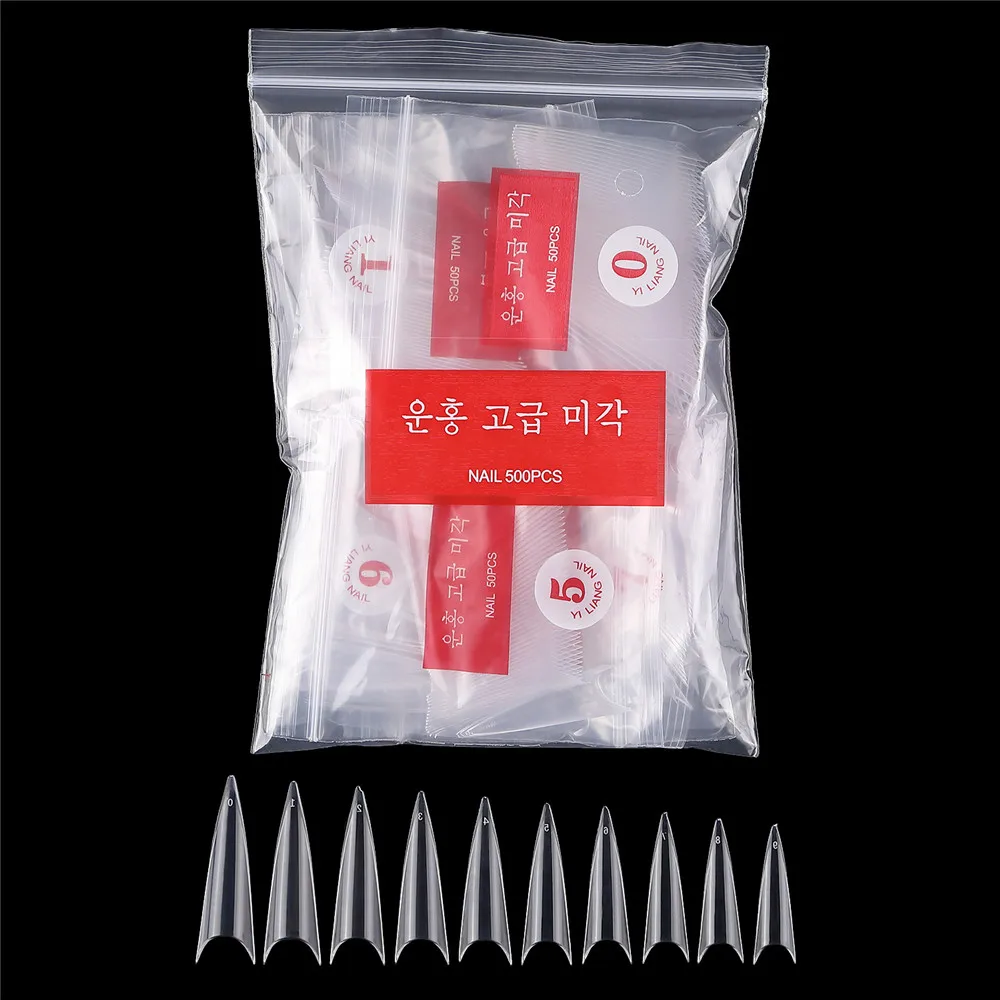 10 Packs Stiletto False Nail Tips Artificial Fake Nails 500pcs/pack Manicure Tools Wholesale Nail Salon Press On Fake Nails
10 Packs Stiletto False Nail Tips Artificial Fake Nails 500pcs/pack Manicure Tools Wholesale Nail Salon Press On Fake Nails