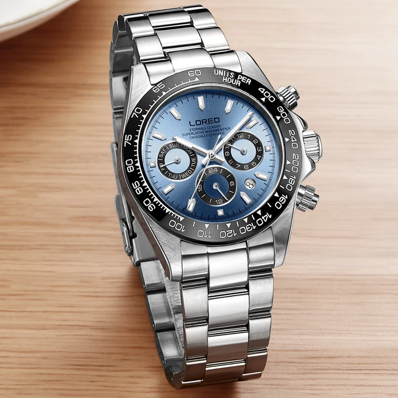 Classic Series Sapphire Crystal Ceramic Bezel Steel Waterproof Men Watch Top Brand Luxury Automatic Mechanical Watch 2023
Classic Series Sapphire Crystal Ceramic Bezel Steel Waterproof Men Watch Top Brand Luxury Automatic Mechanical Watch 2023