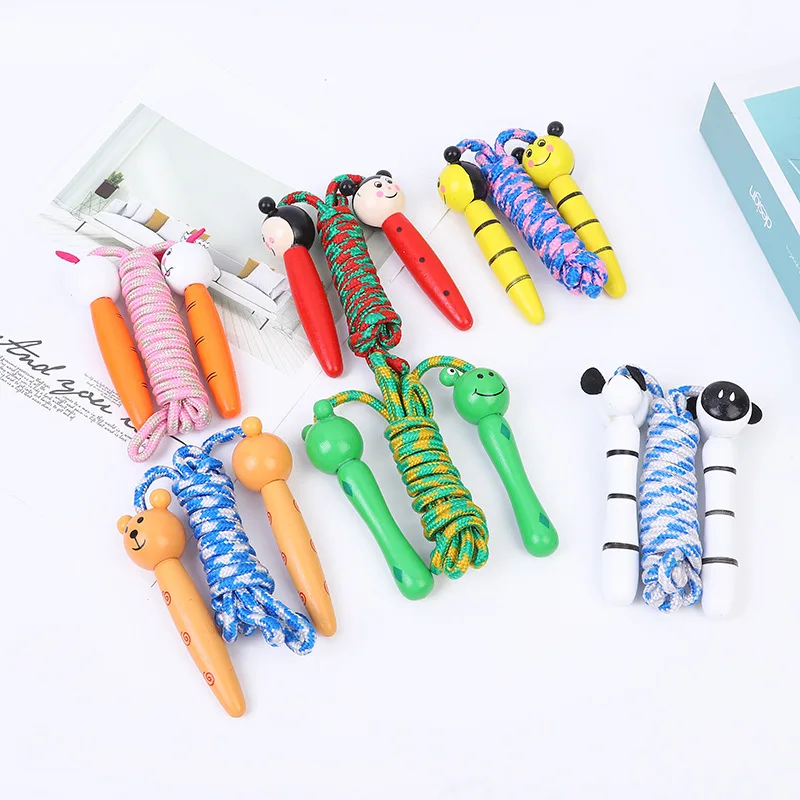 Kids Jump Ropes Wood Handle Sport Bodybuilding Fitness Lovely Cartoon Skipping Ropes 6 Colors
Kids Jump Ropes Wood Handle Sport Bodybuilding Fitness Lovely Cartoon Skipping Ropes 6 Colors