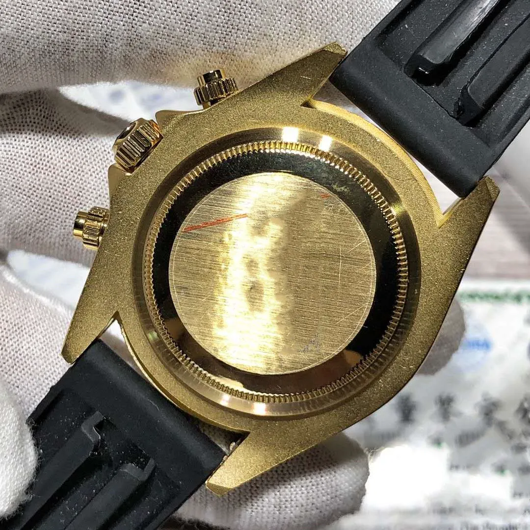 

2021 aaa watch Men's watch quartz watch full-featured chronograph running seconds Rubber strap