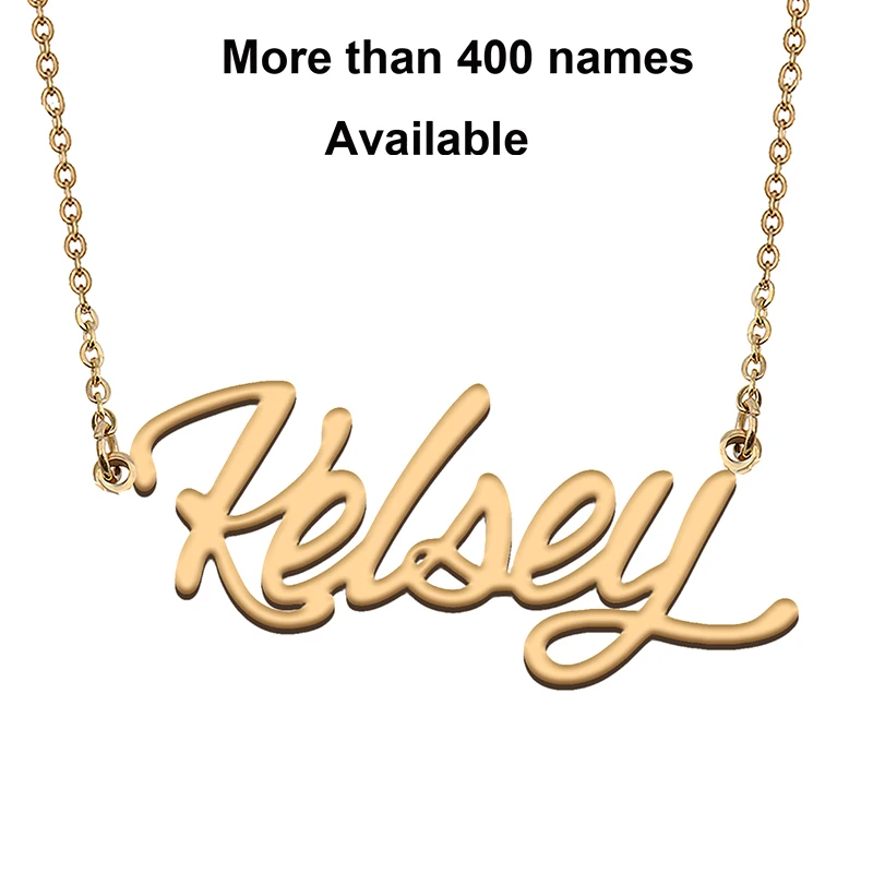 Cursive Initial Letters Name Necklace for Kelsey Birthday Party Christmas New Year Graduation Wedding Valentine Day Gift
Cursive Initial Letters Name Necklace for Kelsey Birthday Party Christmas New Year Graduation Wedding Valentine Day Gift