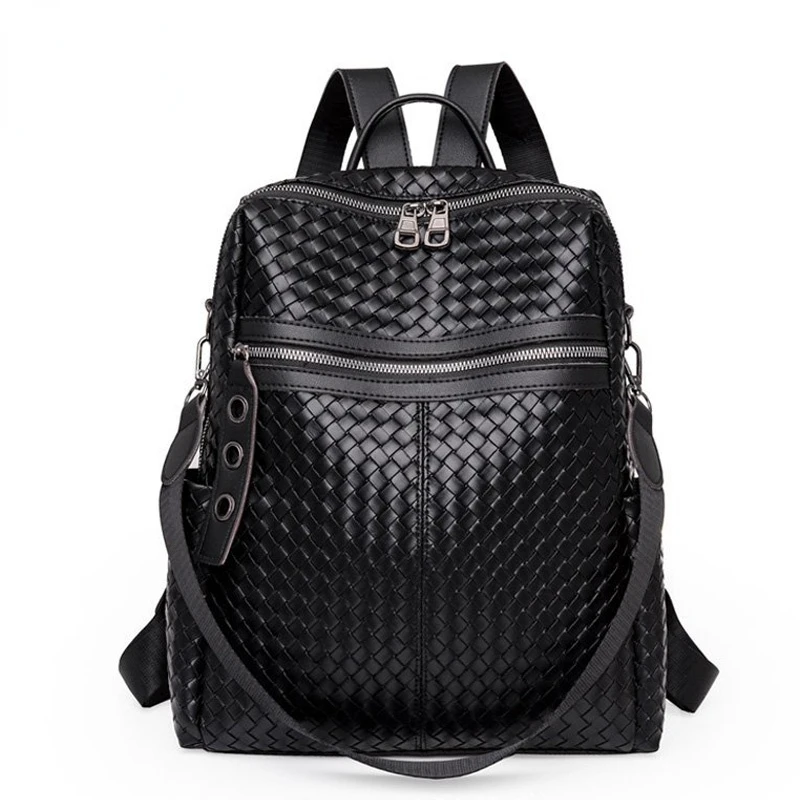 New Multifunction Retro Backpack Women Woven Bag Bagpack Leather School Bags For Teenage Girls Shoulder Bags For Women Mochilas
New Multifunction Retro Backpack Women Woven Bag Bagpack Leather School Bags For Teenage Girls Shoulder Bags For Women Mochilas