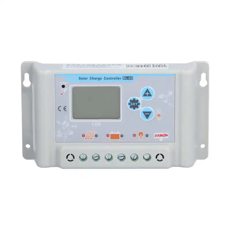 Solar Battery Controller Solar Charge Controller LCD Display Solar Panel Photovoltaic System Charge And Discharge Controller 10A
Solar Battery Controller Solar Charge Controller LCD Display Solar Panel Photovoltaic System Charge And Discharge Controller 10A