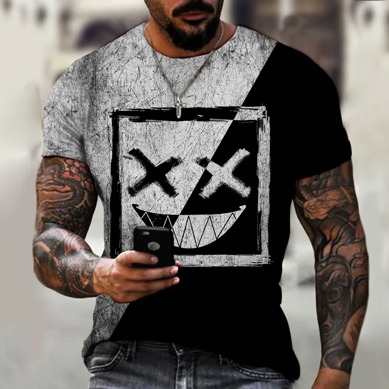 2021 design simple smiling face funny and humorous design men's and women's T-shirt Spoof bad style Tops Tees Size xxs-6xl
2021 design simple smiling face funny and humorous design men's and women's T-shirt Spoof bad style Tops Tees Size xxs-6xl