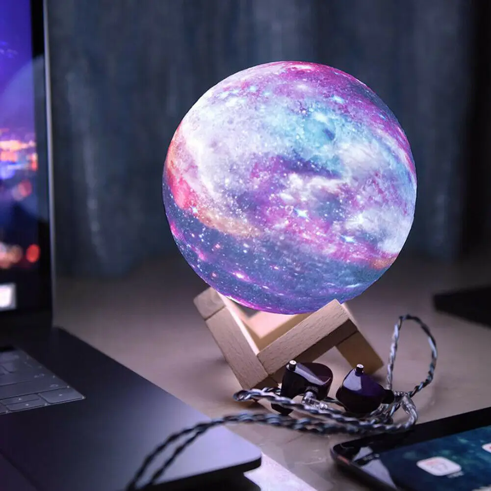 3d Print Star Moon Lamp Colorful Change Touch Creative Gift Starry Sky Usb Led Night Light Galaxy Lamp Home Decor
3d Print Star Moon Lamp Colorful Change Touch Creative Gift Starry Sky Usb Led Night Light Galaxy Lamp Home Decor