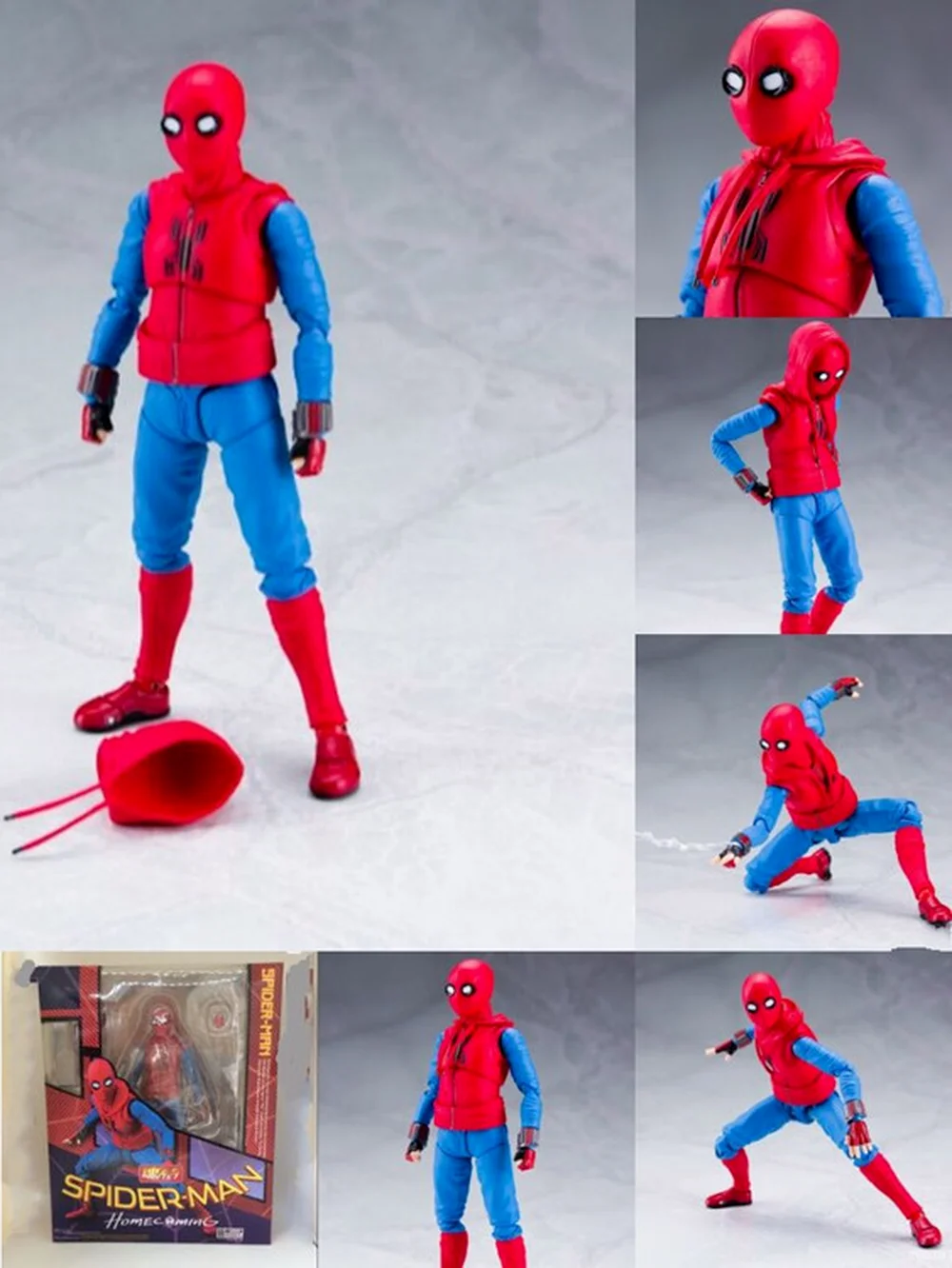 SHF The Return of spider Heroes Home-made Battle Suit Short Version Homecoming Season Movable Boxed Figure
SHF The Return of spider Heroes Home-made Battle Suit Short Version Homecoming Season Movable Boxed Figure