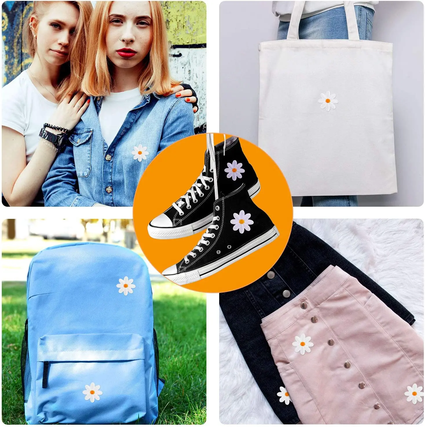 Daisy Flower Patch Clothing Iron On Patches Appliques Delicate Embroidered For Diy Decoration T-shirt Backpack Hoodies Shoes Bag
Daisy Flower Patch Clothing Iron On Patches Appliques Delicate Embroidered For Diy Decoration T-shirt Backpack Hoodies Shoes Bag