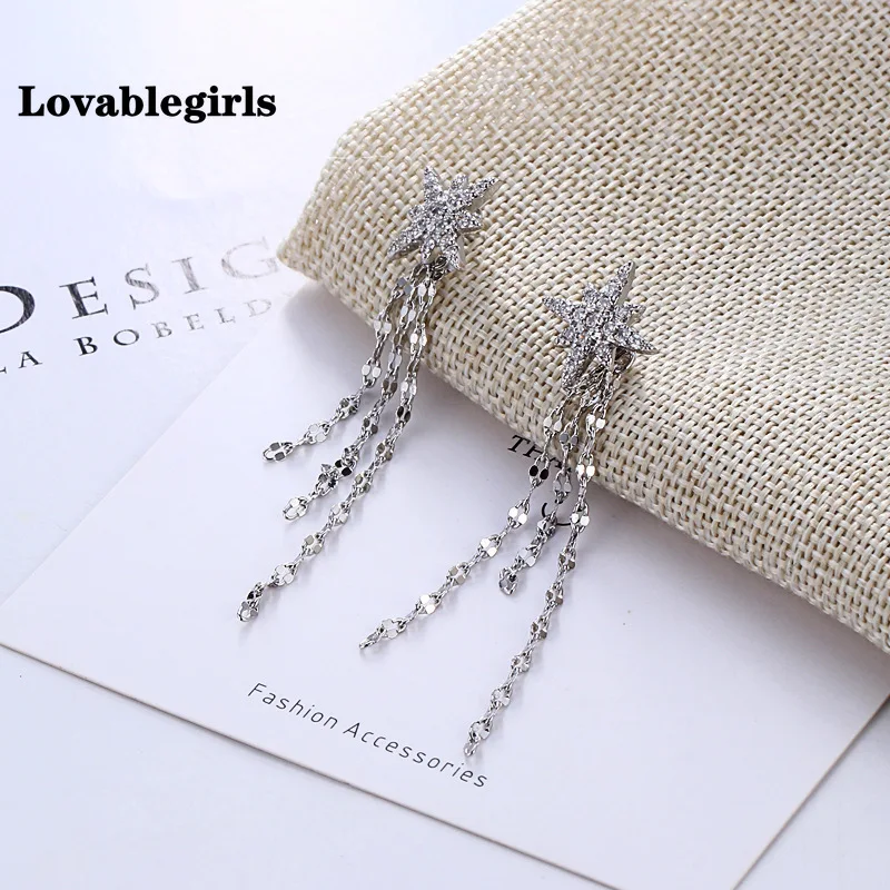 Новые серьги в виде шести звезд для женщин, предотвращающие аллергию, изысканные украшения для ушей, подарок для девушки
Новые серьги в виде шести звезд для женщин, предотвращающие аллергию, изысканные украшения для ушей, подарок для девушки