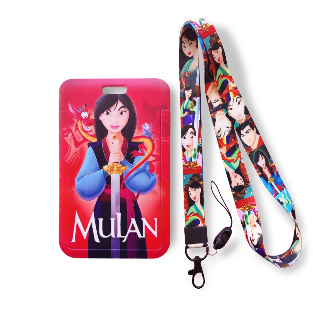 Disney Mulan Women's Card Holder Business Badge Card Case Frame ABS Employee Case Cover Student Lanyard Name Card Holder
Disney Mulan Women's Card Holder Business Badge Card Case Frame ABS Employee Case Cover Student Lanyard Name Card Holder