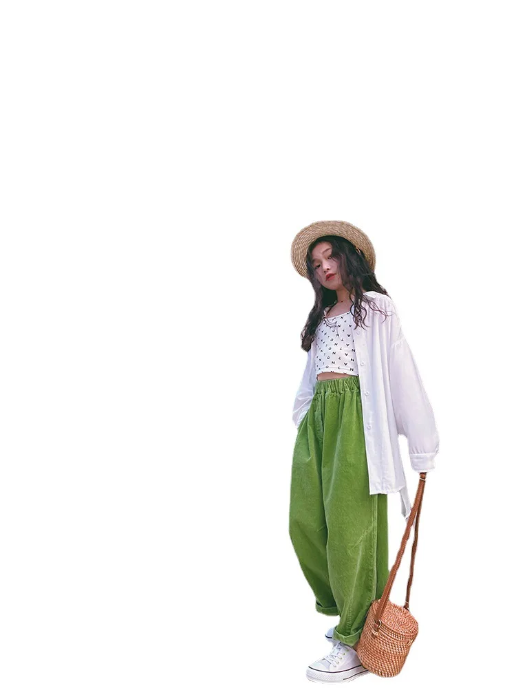 Children's corduroy 9 points trousers radish pants spring and summer new wild old fashion cool pants
Children's corduroy 9 points trousers radish pants spring and summer new wild old fashion cool pants
