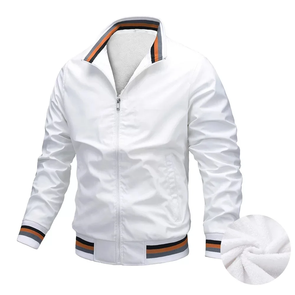 Men's new fashion casual plus velvet thickening & regular jacket solid color zipper outdoor waterproof warm jacket jacket M_4XL
Men's new fashion casual plus velvet thickening & regular jacket solid color zipper outdoor waterproof warm jacket jacket M_4XL
