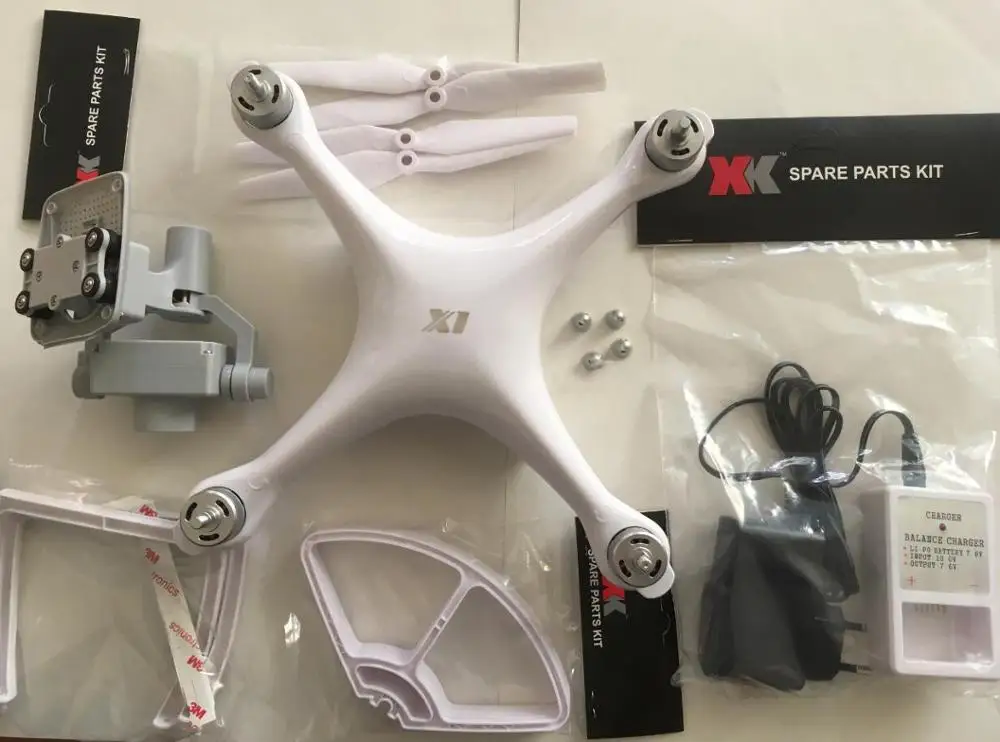 WL Toys XK X1 Quadcopter Props Propeller Main Blade Cap Guard Protector Battery Charing Unit Charger Landing Skid Spare Parts
WL Toys XK X1 Quadcopter Props Propeller Main Blade Cap Guard Protector Battery Charing Unit Charger Landing Skid Spare Parts