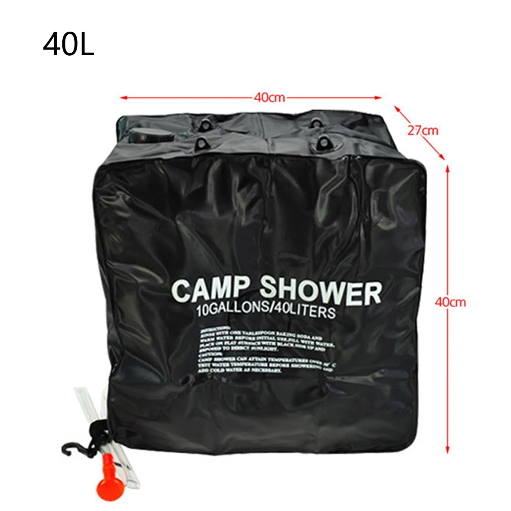Camp Shower Bag 40L Large Capacity Solar Heated Bathing Pocket Outdoor Portable Traveling Camping Hiking Climbing Cleaning Bag 
Camp Shower Bag 40L Large Capacity Solar Heated Bathing Pocket Outdoor Portable Traveling Camping Hiking Climbing Cleaning Bag