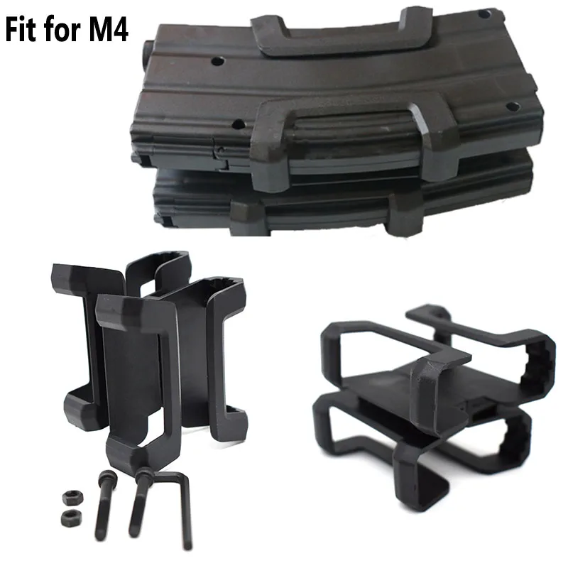 Tactical M4 Dual Rifle Magazine Parallel Coupler Connector Link Airsoft Mag Clip Cartridge Speed Loader Hunting Accessories
Tactical M4 Dual Rifle Magazine Parallel Coupler Connector Link Airsoft Mag Clip Cartridge Speed Loader Hunting Accessories