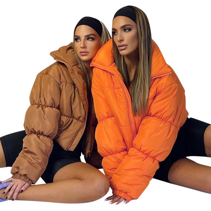 2021 Winter Women Parka Short Solid Warm Female Jacket Fashion Zipper Stand-up Collar Slim Women's Coat Loose Casual Parka Coat
2021 Winter Women Parka Short Solid Warm Female Jacket Fashion Zipper Stand-up Collar Slim Women's Coat Loose Casual Parka Coat