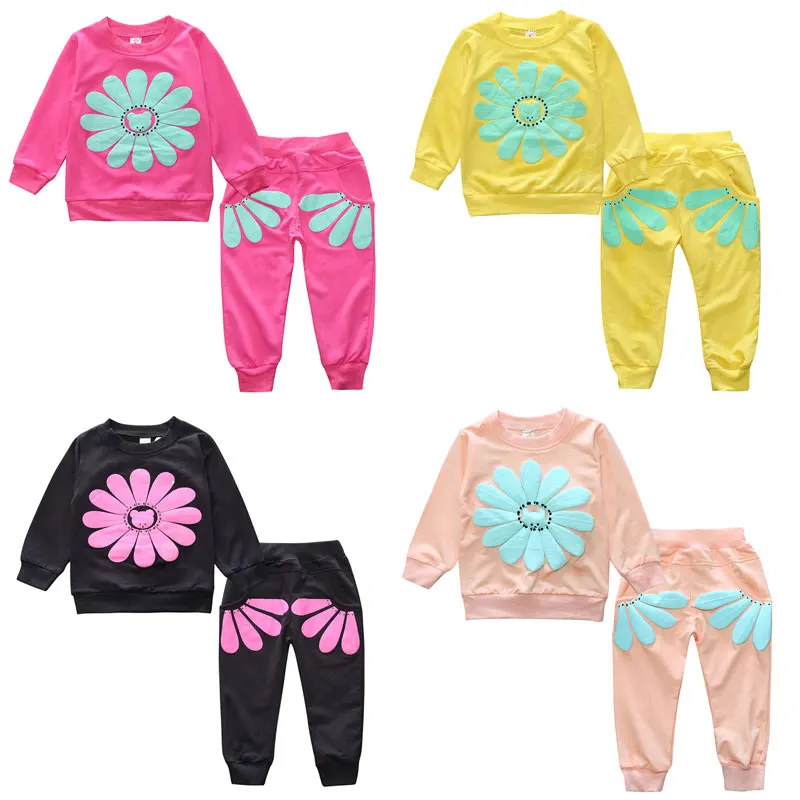 Spring Autumn Fashion Children's Clothing Solid Color Kids Clothes Girl Suit Cotton Long Sleeve Tops+Pants Baby Clothes 1-3 Year
Spring Autumn Fashion Children's Clothing Solid Color Kids Clothes Girl Suit Cotton Long Sleeve Tops+Pants Baby Clothes 1-3 Year
