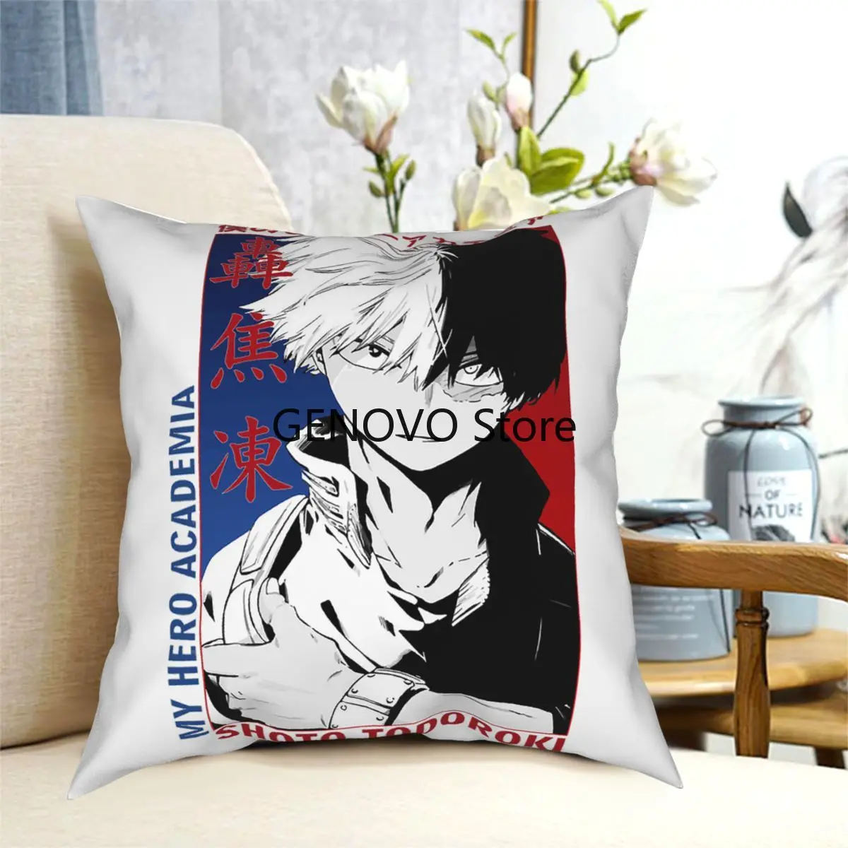 Shoto Todoroki M.H.A My Hero Academia Japanese Anime Square Pillow Case pillows decorative for living room 40x40 Cushion Covers
Shoto Todoroki M.H.A My Hero Academia Japanese Anime Square Pillow Case pillows decorative for living room 40x40 Cushion Covers