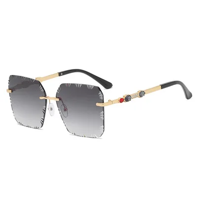 Diamond Inlay Sunglasses For Women Stylish Rimless Sunglasses Personality Decorate Street Photography Glasses 2021 New Style
Diamond Inlay Sunglasses For Women Stylish Rimless Sunglasses Personality Decorate Street Photography Glasses 2021 New Style
