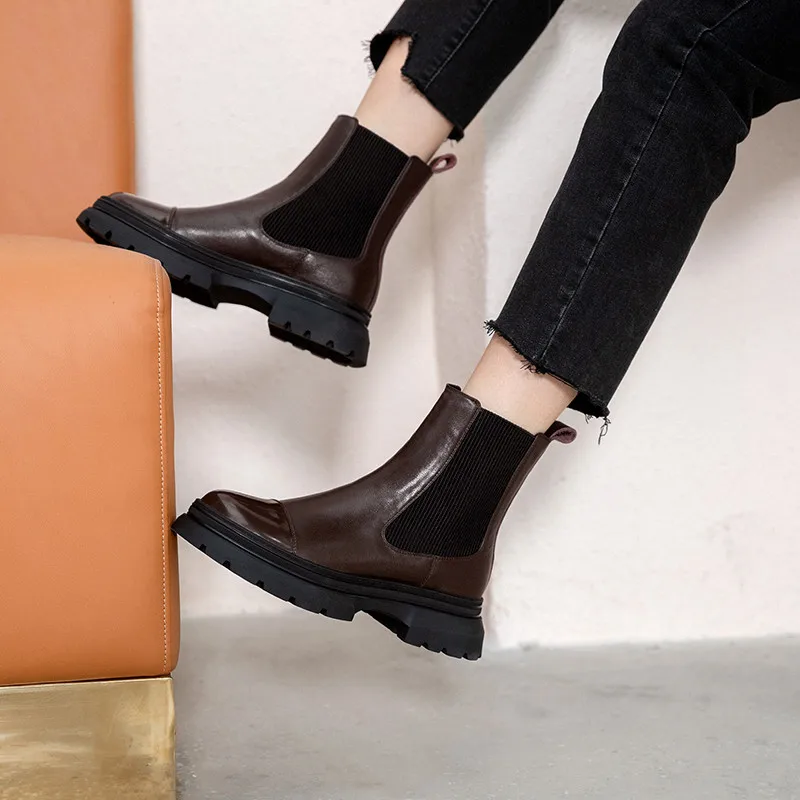 FEDONAS INS Hot Vintage Women Ankle Boots Pumps Shoes Winter Autumn Shoes Woman Heels 2021 Fashion Genuine Leather Chelsea Boots
FEDONAS INS Hot Vintage Women Ankle Boots Pumps Shoes Winter Autumn Shoes Woman Heels 2021 Fashion Genuine Leather Chelsea Boots