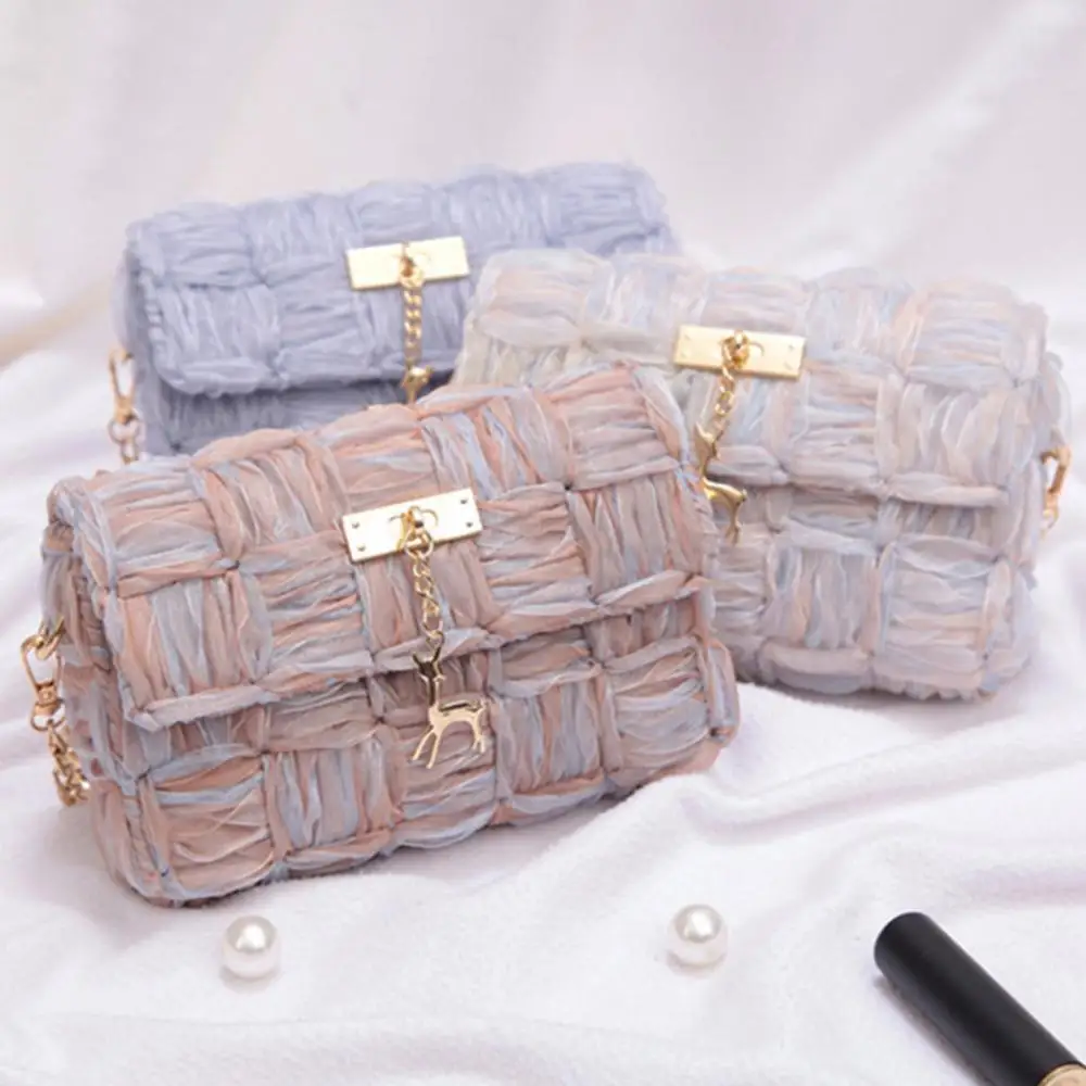 1Sets Women Solid Color Deer Design DIY Cover Gauze for Woven Bag High Quality Ribbon Yarn Mesh Shoulder Bag Pouch Making Kit
1Sets Women Solid Color Deer Design DIY Cover Gauze for Woven Bag High Quality Ribbon Yarn Mesh Shoulder Bag Pouch Making Kit