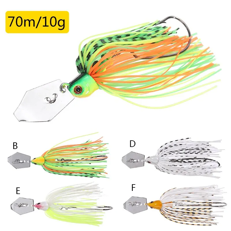 1pc 10g Fishing Chatter Bait Spinner Chatterbait Blade Bait with Rubber Skirt Buzzbait Spin Fishing Lures Tackle Spinnerbait
1pc 10g Fishing Chatter Bait Spinner Chatterbait Blade Bait with Rubber Skirt Buzzbait Spin Fishing Lures Tackle Spinnerbait