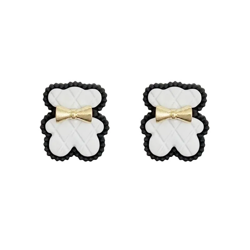2021 Trend Cute Korean Earrings for Women Version of The Retro Color Cute Bear Nails Simple Maiden Bow Net Red Bear Ear Clip
2021 Trend Cute Korean Earrings for Women Version of The Retro Color Cute Bear Nails Simple Maiden Bow Net Red Bear Ear Clip
