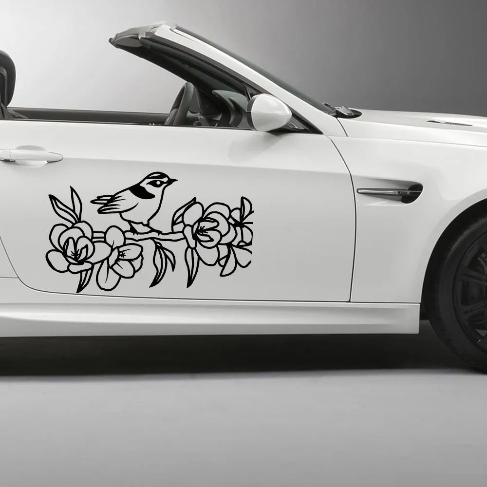 Lovely bird Flower Car Stickers Waterproof Self-Adhesive Removable Car Sticker Scratch Cover Decal Auto Decoration
Lovely bird Flower Car Stickers Waterproof Self-Adhesive Removable Car Sticker Scratch Cover Decal Auto Decoration