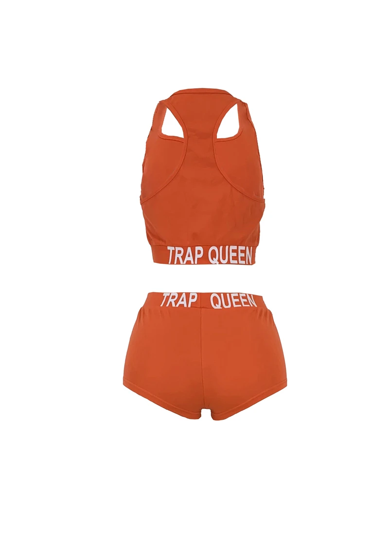 Women's Sports Set Summer Boxer Off-Shoulder Tight Elastic Home Gym Sports Wear Bare Navel I-Shaped Cropeed Top Vest + Shorts
Women's Sports Set Summer Boxer Off-Shoulder Tight Elastic Home Gym Sports Wear Bare Navel I-Shaped Cropeed Top Vest + Shorts