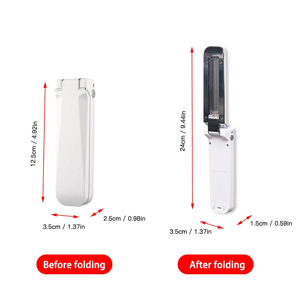 Portable folding Disinfection UV Lamp Home Living Room LED Ultraviolet Sterilization Germicidal Bacterial Disinfect Virus Lights
Portable folding Disinfection UV Lamp Home Living Room LED Ultraviolet Sterilization Germicidal Bacterial Disinfect Virus Lights
