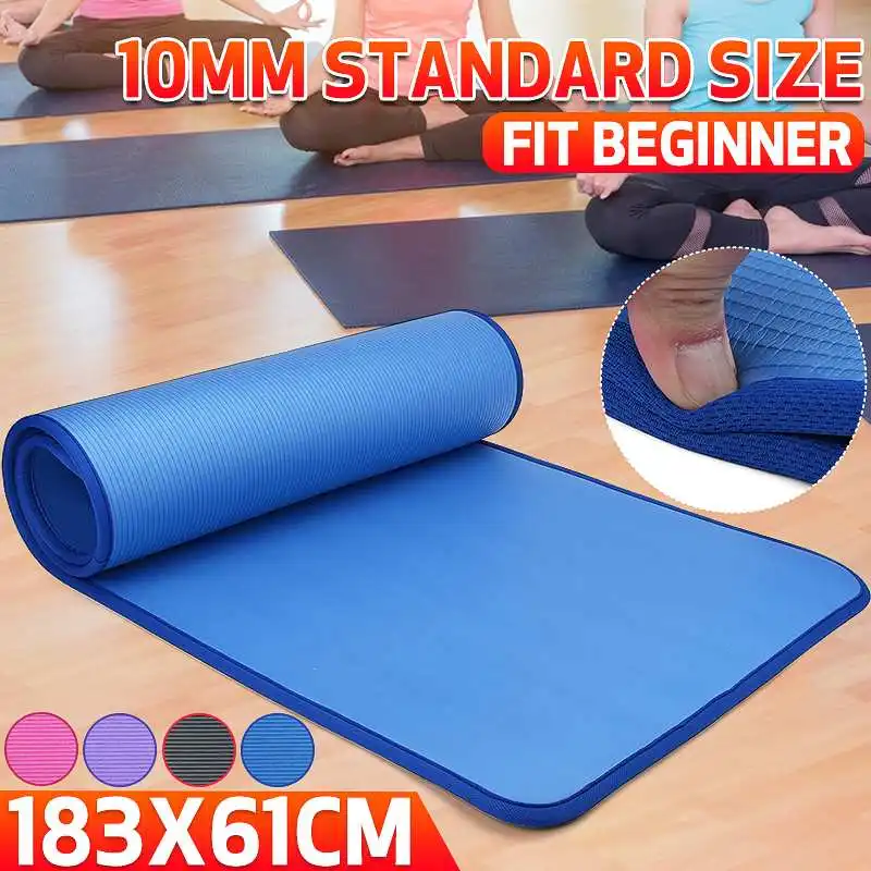 10mm Thickened Non-slip Yoga Mat Tear Resistant NBR Fitness Mats Sports Gym Pilates Fitness Exercise Pad + Yoga Mat Strap Belt
10mm Thickened Non-slip Yoga Mat Tear Resistant NBR Fitness Mats Sports Gym Pilates Fitness Exercise Pad + Yoga Mat Strap Belt