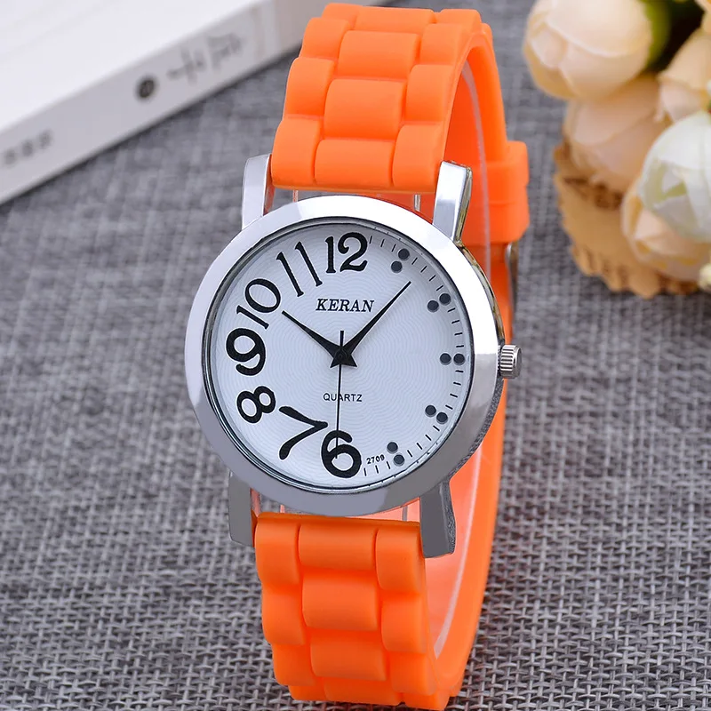 Ladies Quartz Simple Watch Personality Silicone Wrist Watches Fashion High Quality Wrist Watch
Ladies Quartz Simple Watch Personality Silicone Wrist Watches Fashion High Quality Wrist Watch