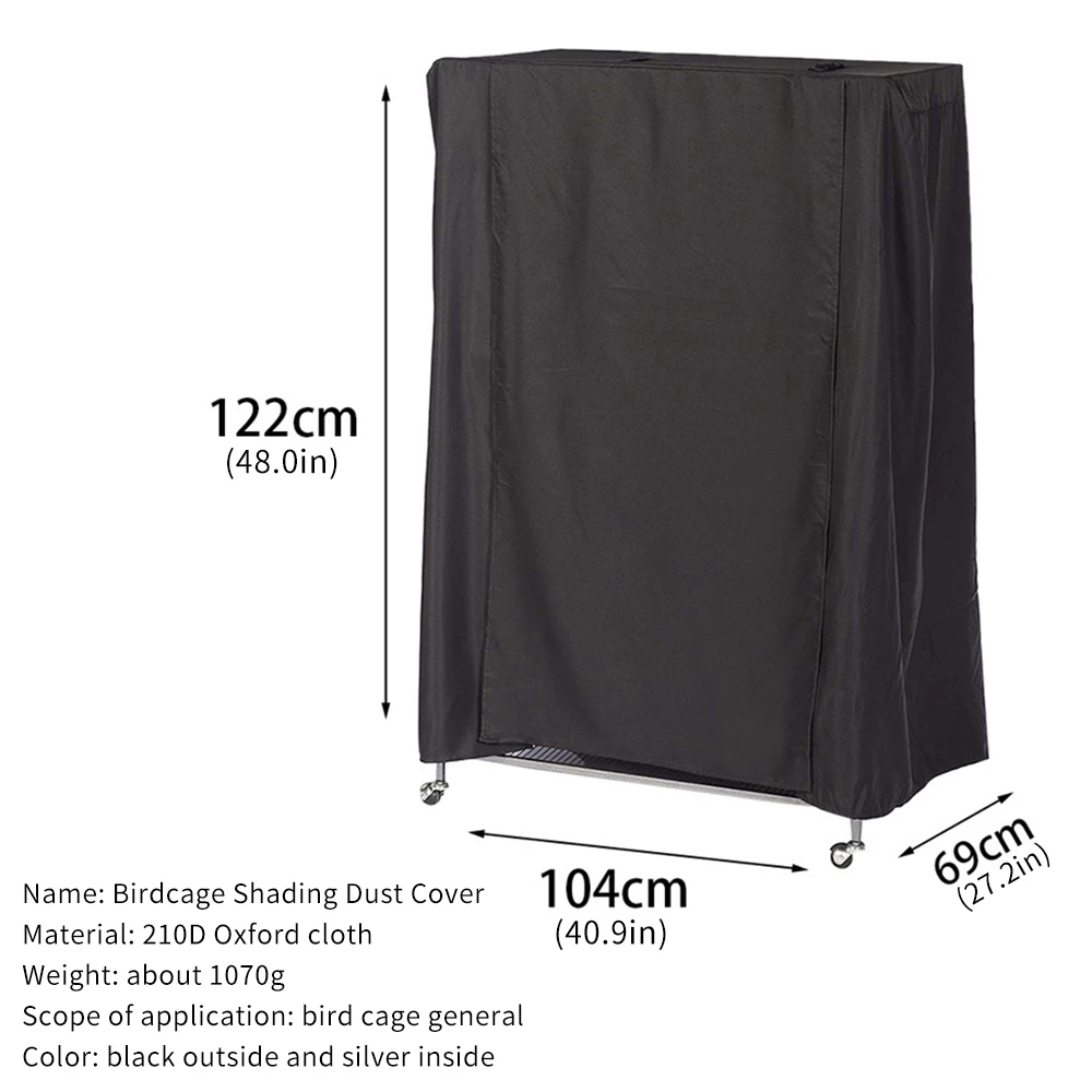 Waterproof Bird Cage CoverDustproof Cover Shading Pet Bird Cage Cover Sunshade Bird Cage Cover Parrot Nest Cover Big Parrot Cage 
Waterproof Bird Cage CoverDustproof Cover Shading Pet Bird Cage Cover Sunshade Bird Cage Cover Parrot Nest Cover Big Parrot Cage