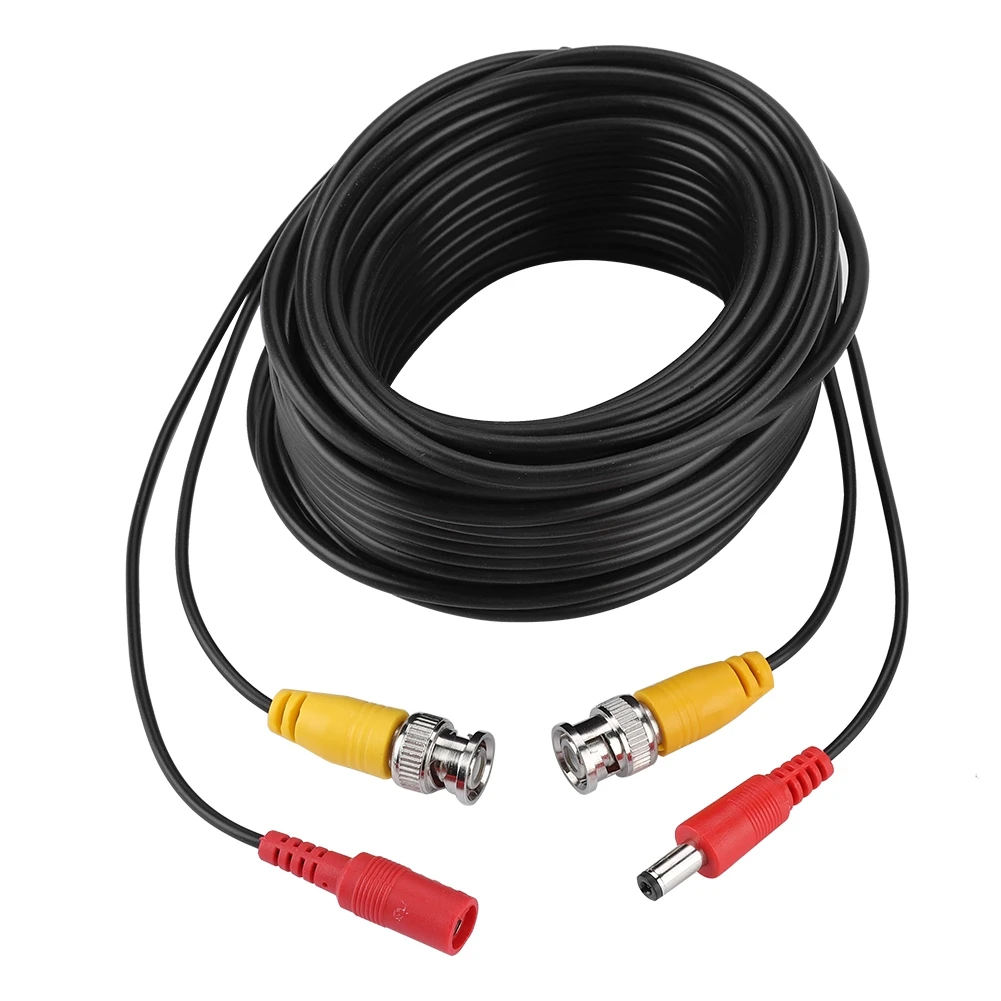 BNC + 2.1mm DC CCTV Extension Cable Video Coax Cable for Commercial Residential (15M)BNC§
BNC + 2.1mm DC CCTV Extension Cable Video Coax Cable for Commercial Residential (15M)BNC§