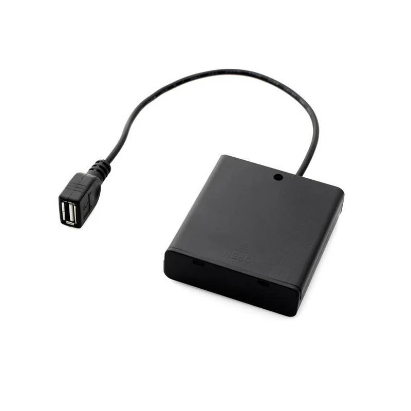 4 knots Battery Storage Box Case DIY 1 2 3 4 Slot Way DIY Batteries Clip Holder Container With USB female Output 6v
4 knots Battery Storage Box Case DIY 1 2 3 4 Slot Way DIY Batteries Clip Holder Container With USB female Output 6v
