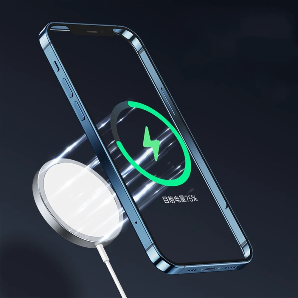 15W Magnetic Wireless Charger For iphone 12 Pro Max Magsafing Fast Charging For Apple iphone12 Mini Chargers Quick For Gift
15W Magnetic Wireless Charger For iphone 12 Pro Max Magsafing Fast Charging For Apple iphone12 Mini Chargers Quick For Gift