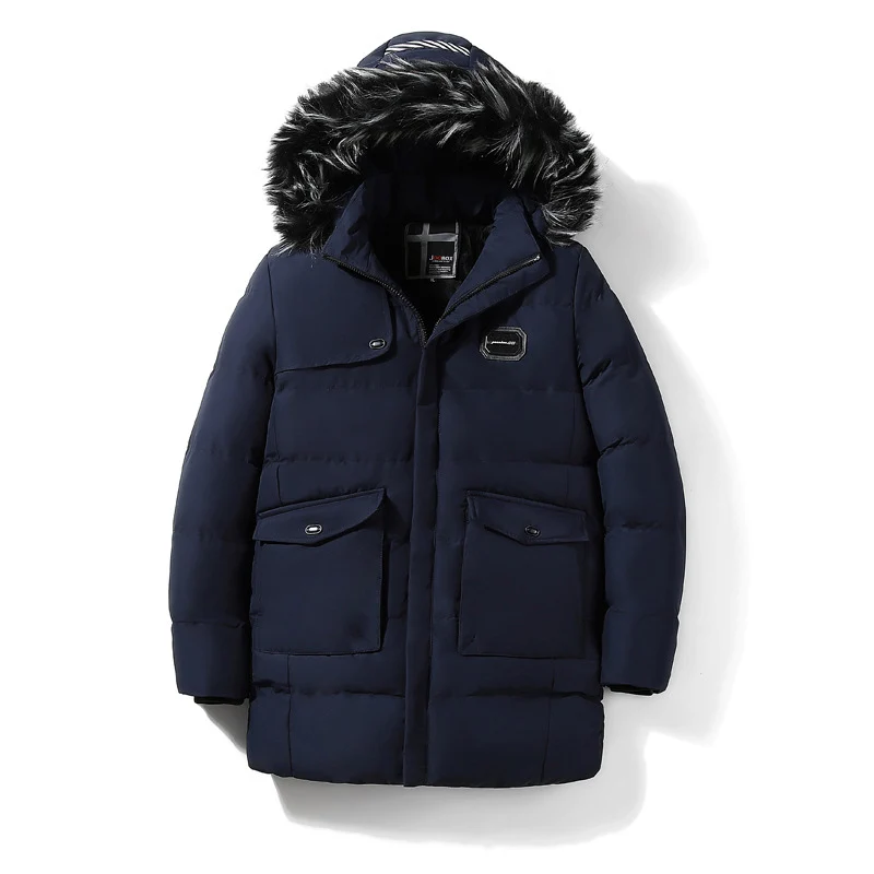 Men's Cotton Coat Fleece Warm Jacket Thick Hooded Winter Jacket Mens Casual Loose Solid Color Cotton Clothing Windbreaker Parka
Men's Cotton Coat Fleece Warm Jacket Thick Hooded Winter Jacket Mens Casual Loose Solid Color Cotton Clothing Windbreaker Parka