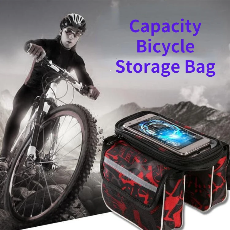 Waterproof Travel Cycling Storage Bag Bike Front Frame Bag Tube Pannier Double Pouch Cellphone Bicycle Accessories Riding Bag
Waterproof Travel Cycling Storage Bag Bike Front Frame Bag Tube Pannier Double Pouch Cellphone Bicycle Accessories Riding Bag