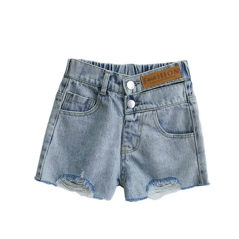 VIDMID Girls raw edge shorts summer thin children's perforated shorts children denim casual sport trousers P6034
VIDMID Girls raw edge shorts summer thin children's perforated shorts children denim casual sport trousers P6034