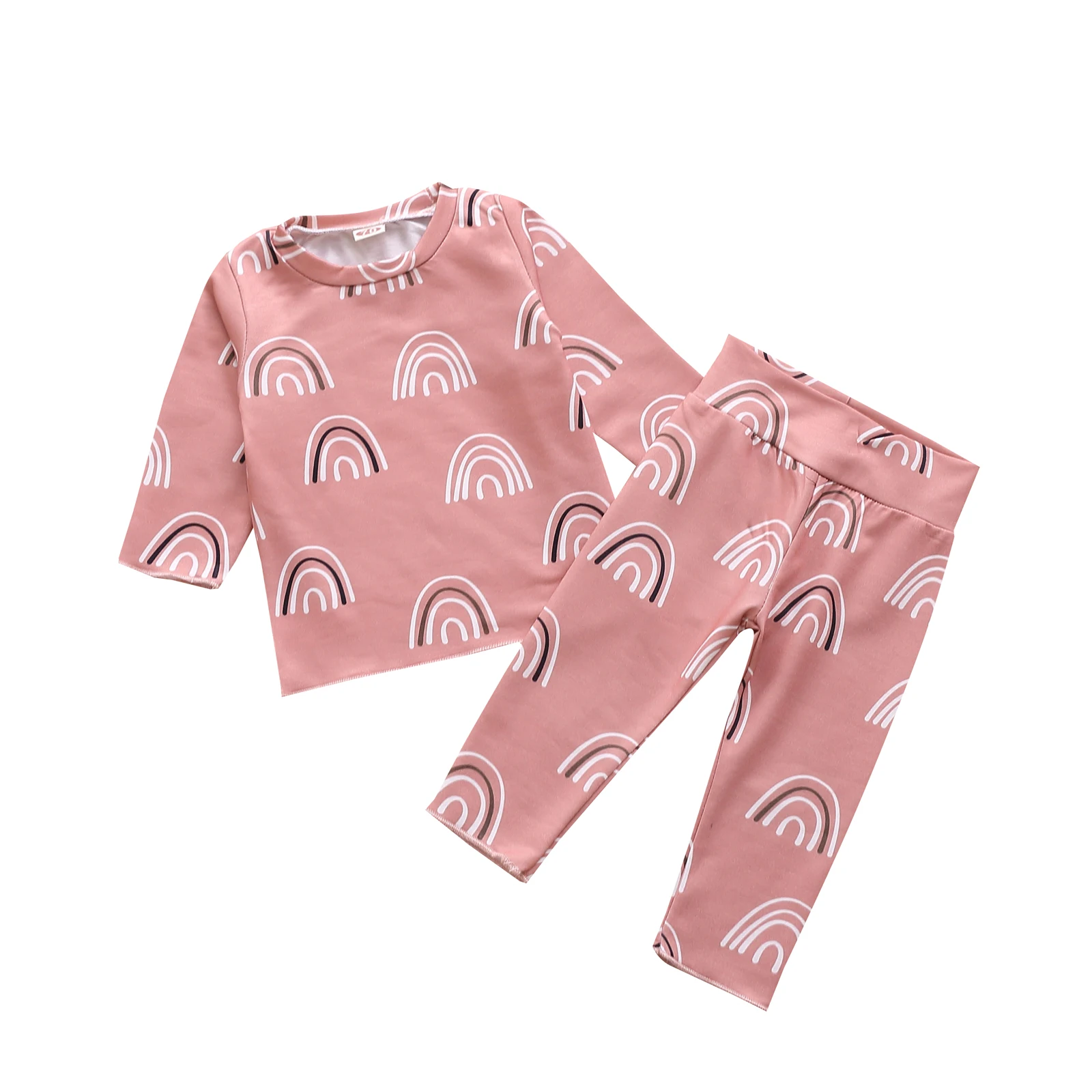 Baby Newborn Boys Girls Rainbow Print Sets Long Sleeve O Neck Tops Casual Pants Infant Toddler Autumn Cute Outfits 0-24M
Baby Newborn Boys Girls Rainbow Print Sets Long Sleeve O Neck Tops Casual Pants Infant Toddler Autumn Cute Outfits 0-24M