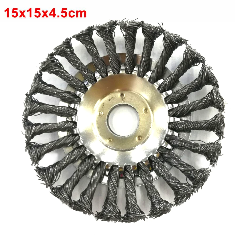 Grass Trimmer Head150mm Steel Wire Weed Trimming Tools Rounded Edge Grass Brush Cutter Removal for Garden Lawnmower
Grass Trimmer Head150mm Steel Wire Weed Trimming Tools Rounded Edge Grass Brush Cutter Removal for Garden Lawnmower