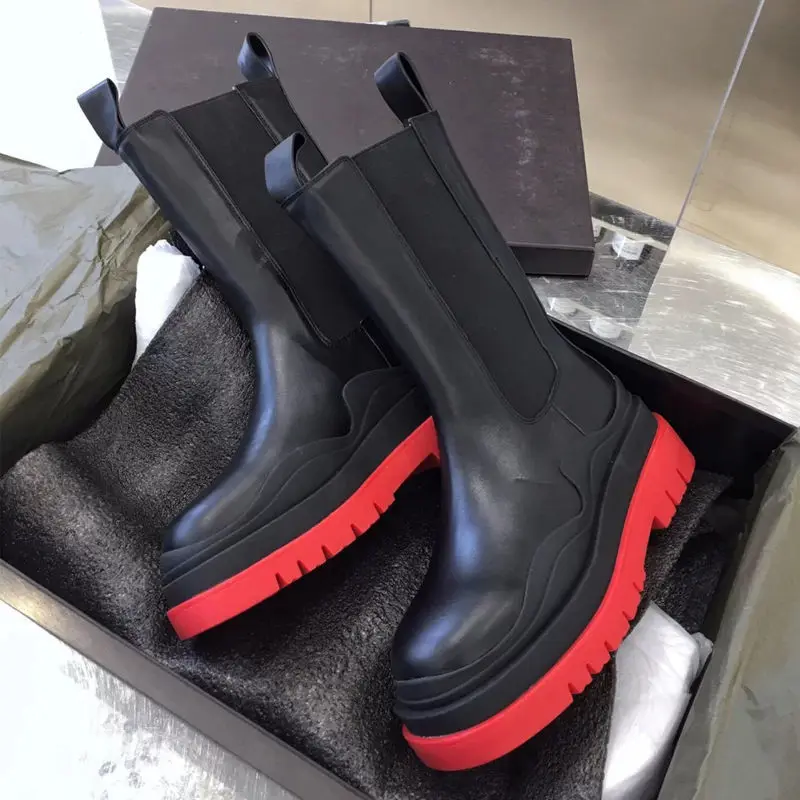 2021 Women's British Style All-match Single-tube Boots Platform Women Boots Smoke Tube Boots Mid-tube Punk Boots Mid-tube Boots
2021 Women's British Style All-match Single-tube Boots Platform Women Boots Smoke Tube Boots Mid-tube Punk Boots Mid-tube Boots