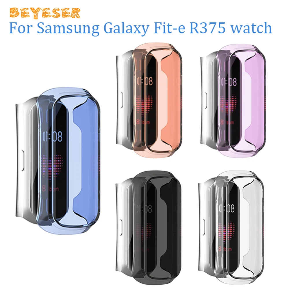 Мягкий термопластиковый защитный чехол для Samsung Galaxy Fit-e SM-R375 Смарт-часы ремешок