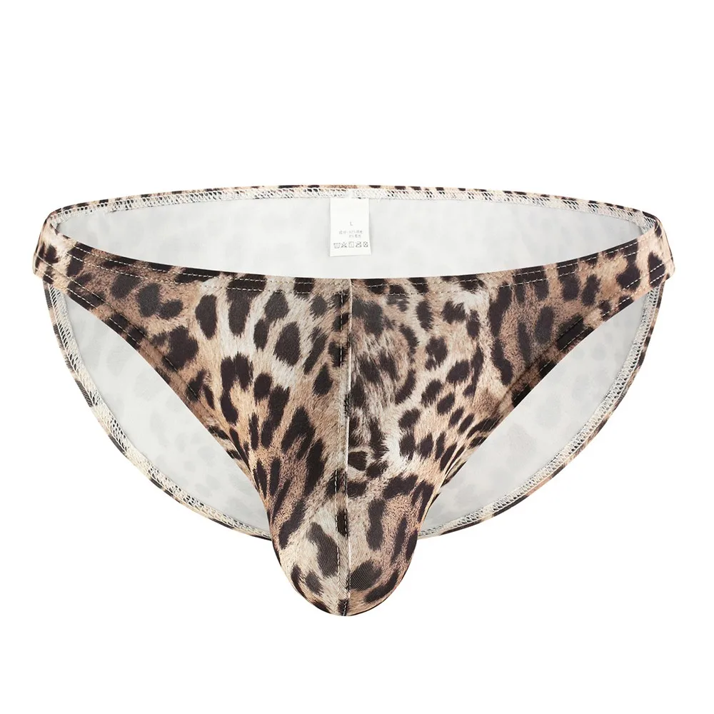 Men's Leopard Triangle Sexy Comfortable Low Waist Breathable U Convex Underpants Swimming Trunks Beach Surfing Triangle Swimsuit
Men's Leopard Triangle Sexy Comfortable Low Waist Breathable U Convex Underpants Swimming Trunks Beach Surfing Triangle Swimsuit