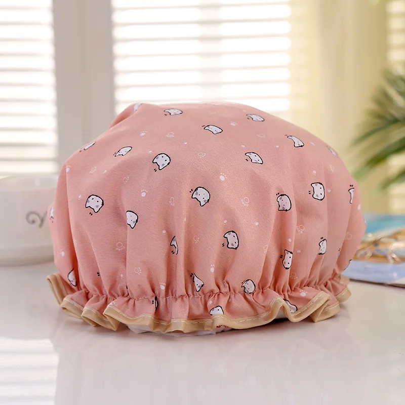 Waterproof Shower Cap High-quality Thicken Bath Hat Bathing Cap For Women Spa Bathing Accessory Hair Salon Bathroom Product
Waterproof Shower Cap High-quality Thicken Bath Hat Bathing Cap For Women Spa Bathing Accessory Hair Salon Bathroom Product